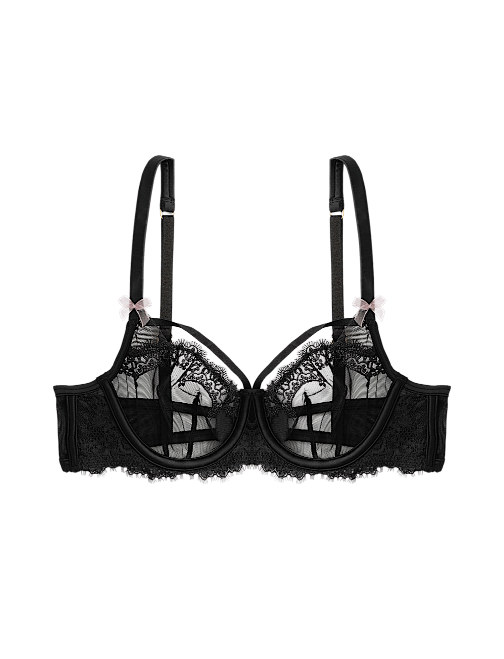 Magda Embroidery Wired Balcony Bra A-E