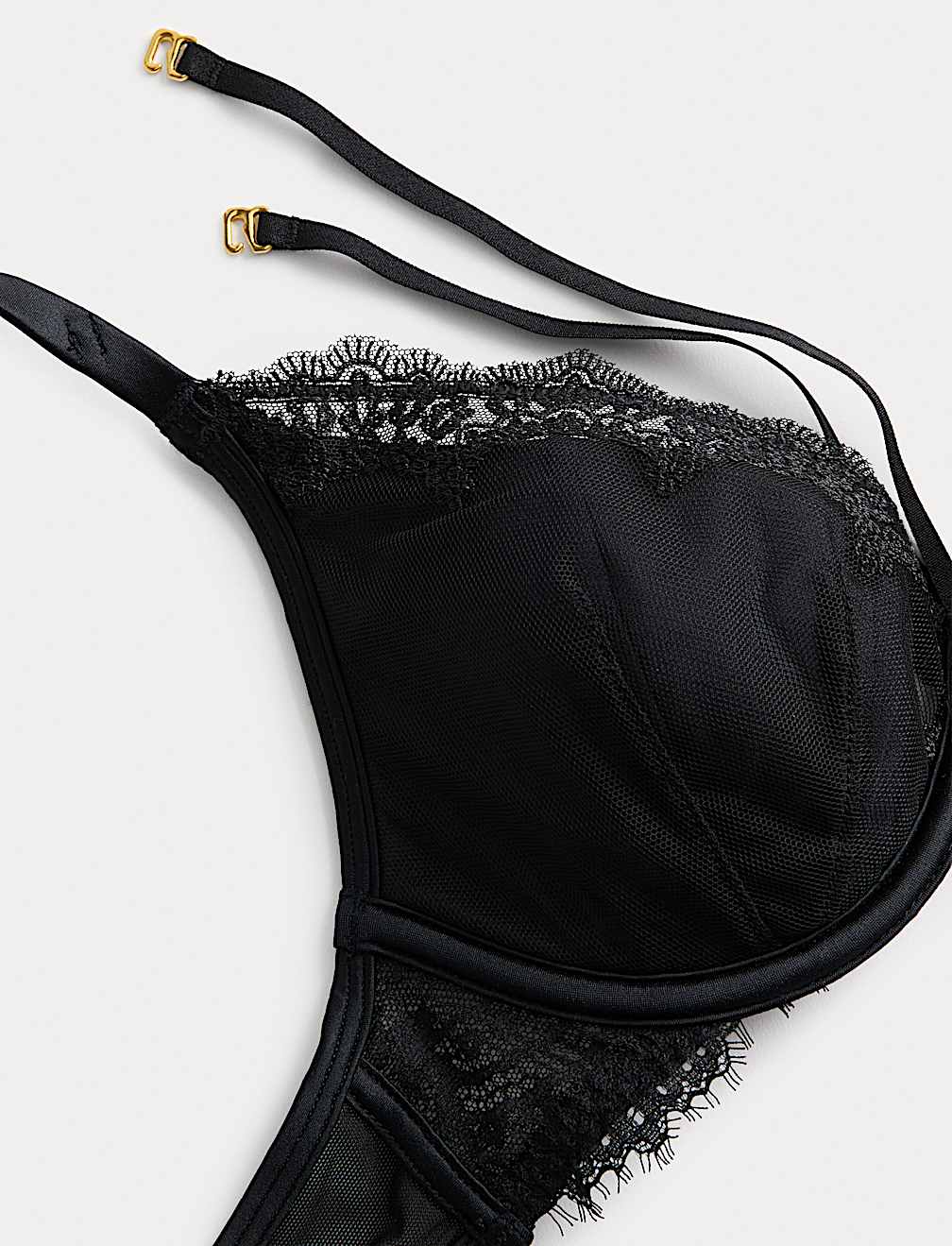 Magda Embroidery Wired Plunge Bra A-E