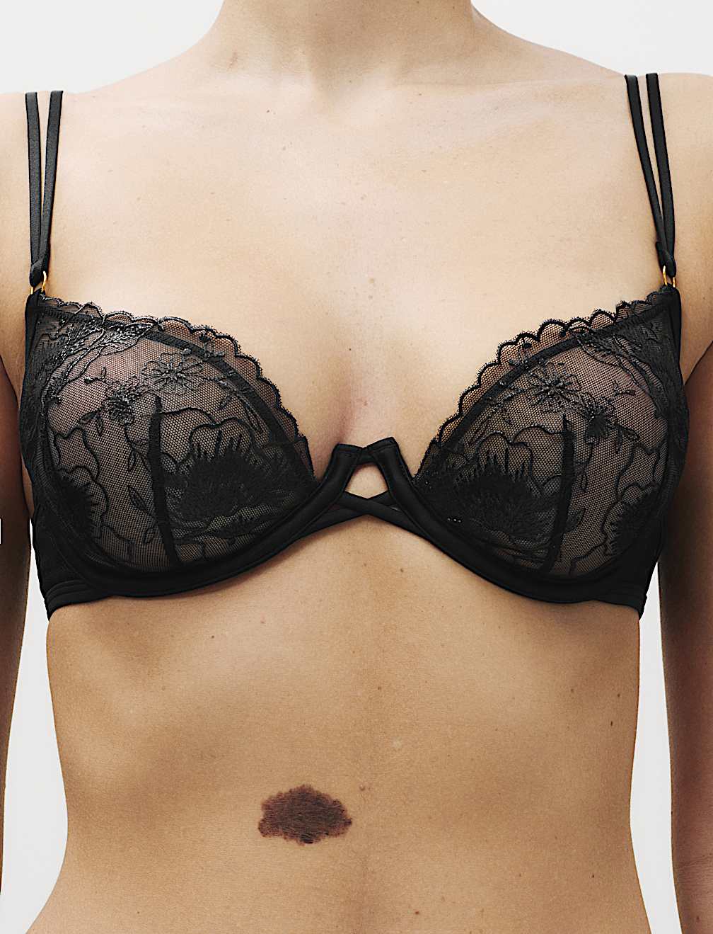 Arianna Embroidery Wired Balcony Bra (A-E)