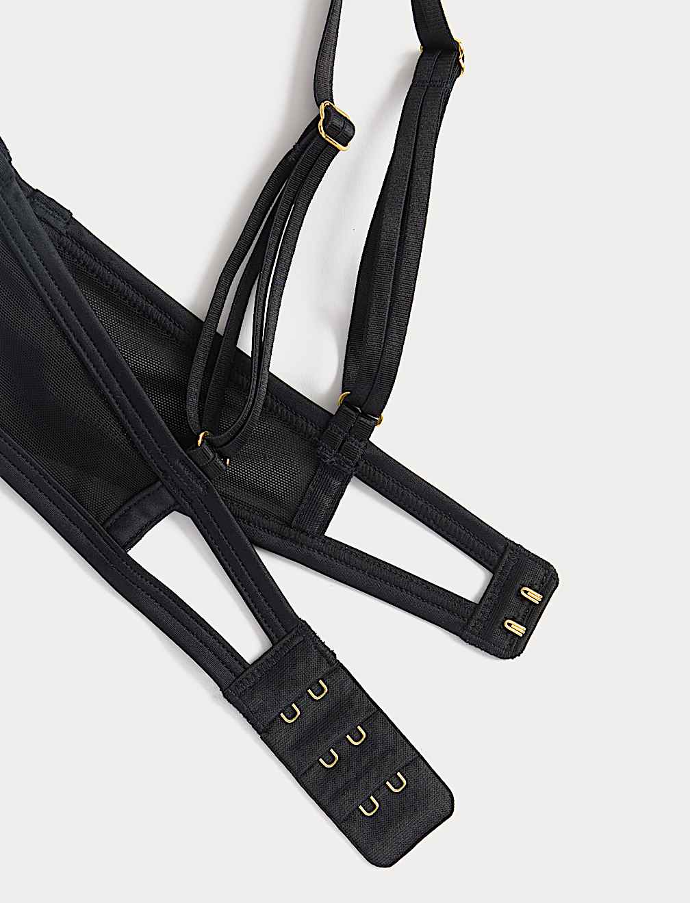 Arianna Embroidery Wired Longline Plunge Bra (A-E)