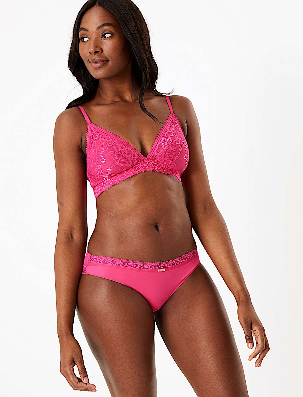 Amanda Lace Triangle Bralette