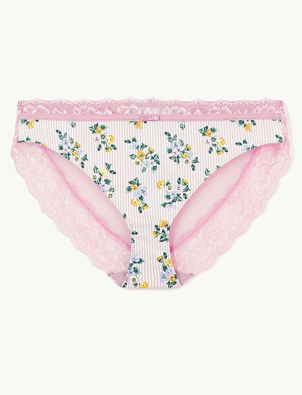 Floral Print High Leg Knickers