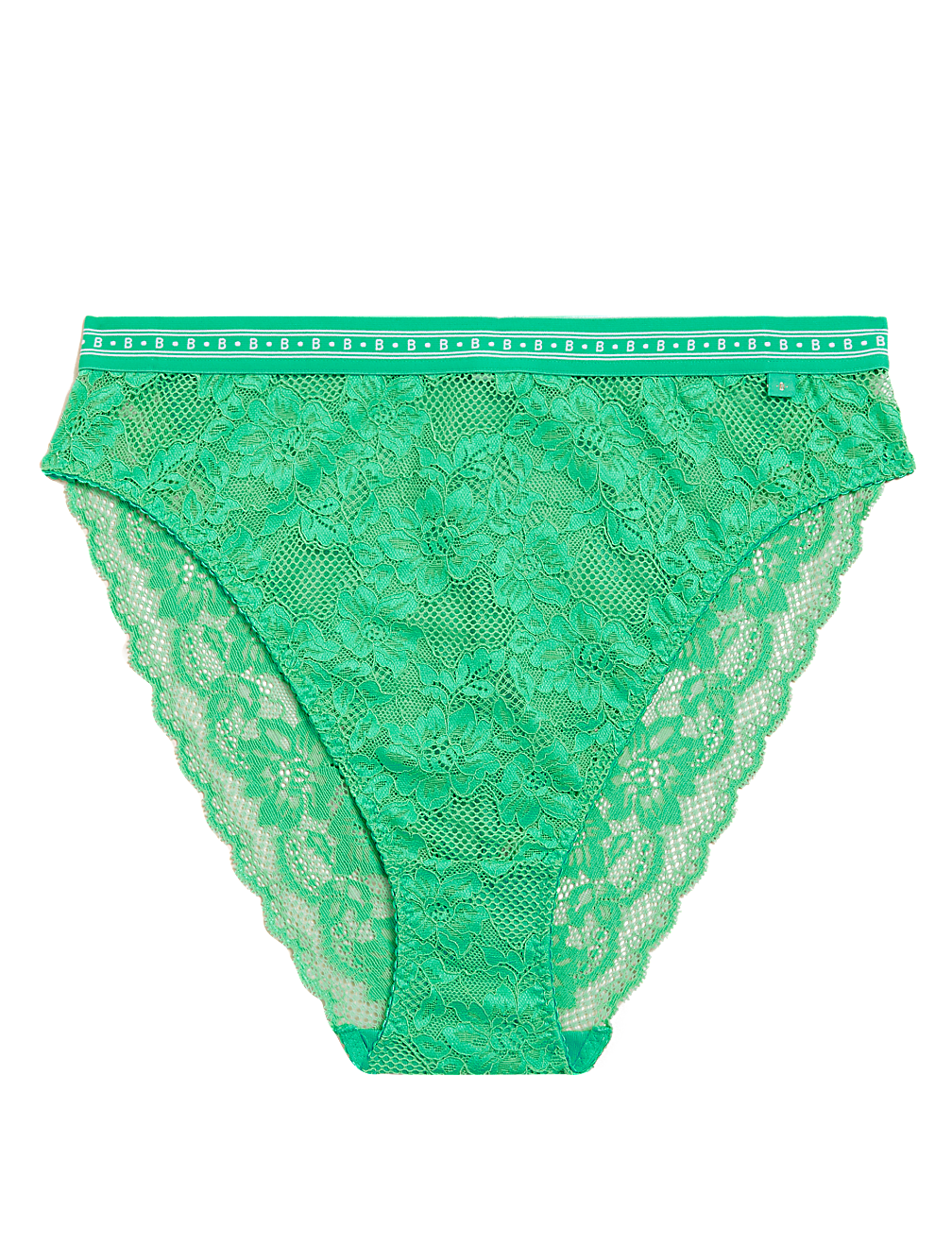 Meia Lace High Waisted High Leg Knickers