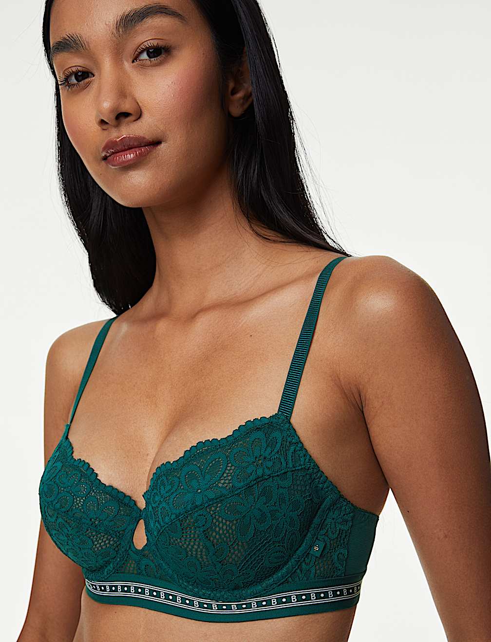 Cleo Lace Wired Balcony Bra A-G