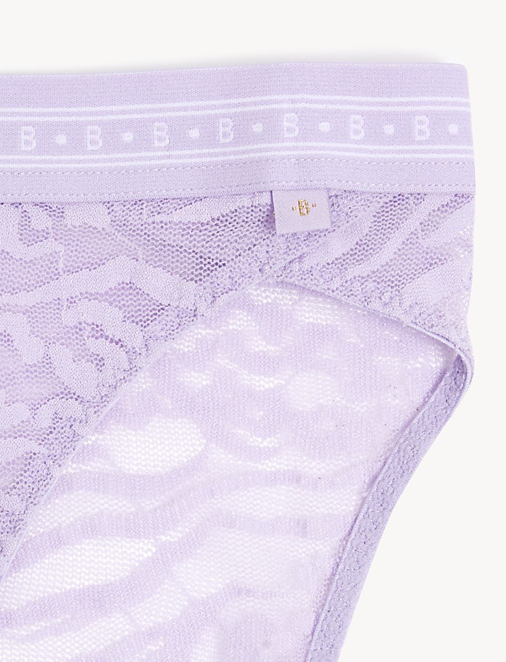 Gisella Mesh High Leg Knickers