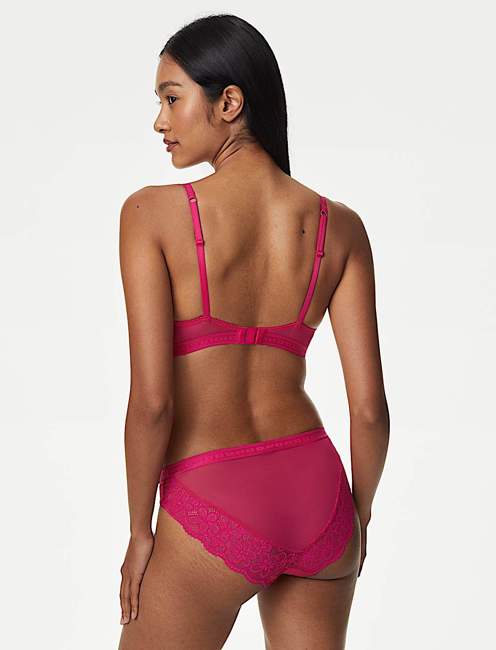 Ines Satin High Leg Knickers