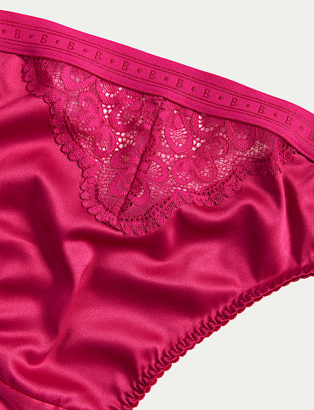 Ines Satin High Leg Knickers