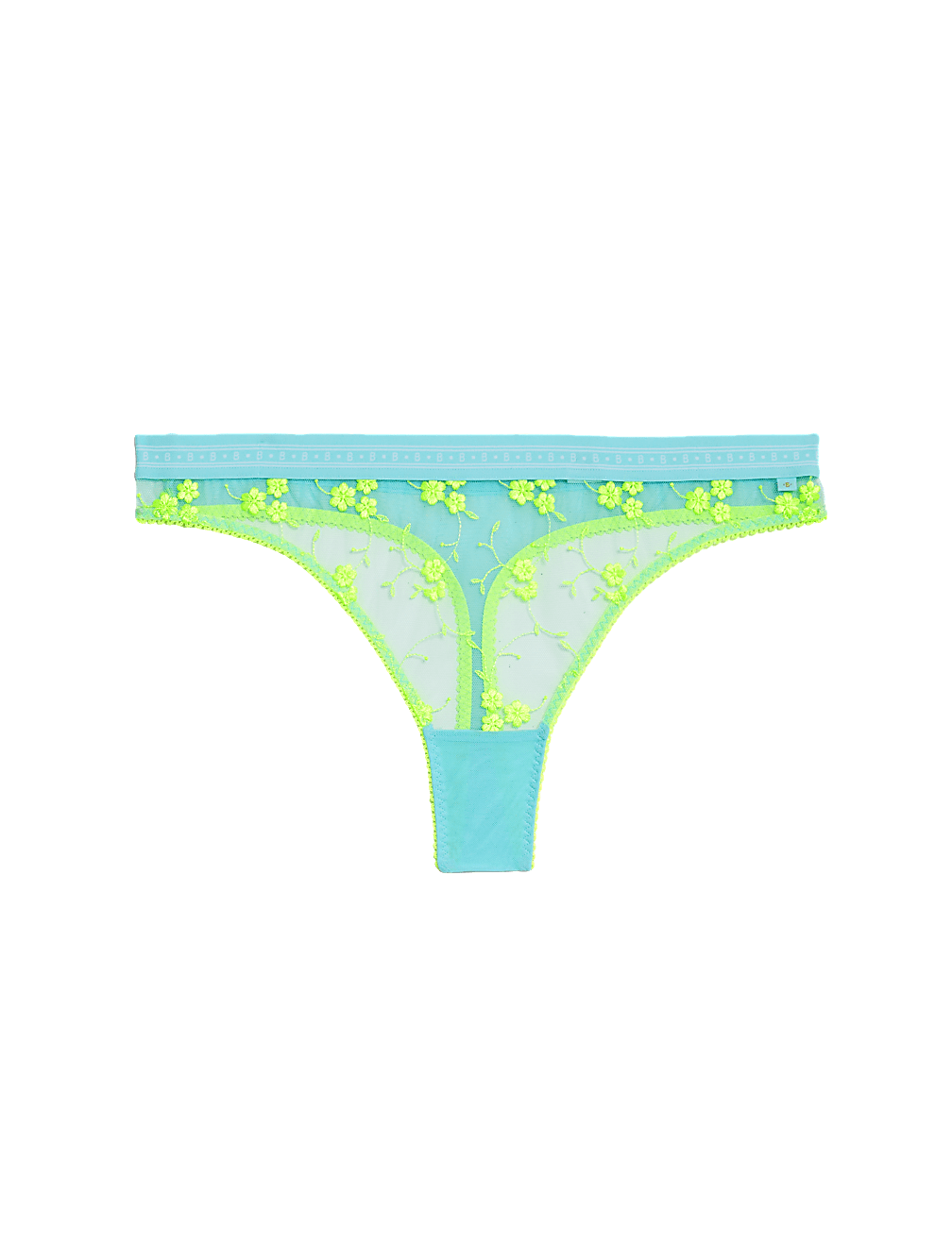 Emilia Embroidered Thong