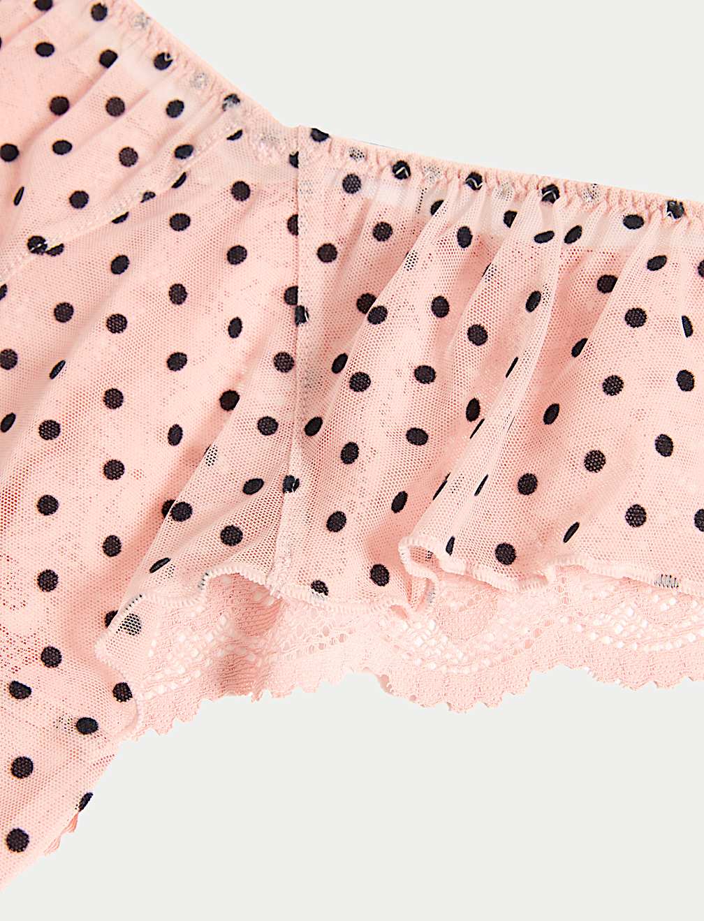 Alma Lace & Flock Print Cami Set