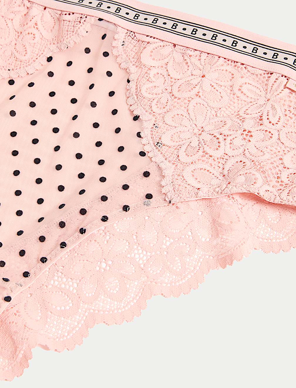 Alma Lace High Waisted Brazilian Knickers