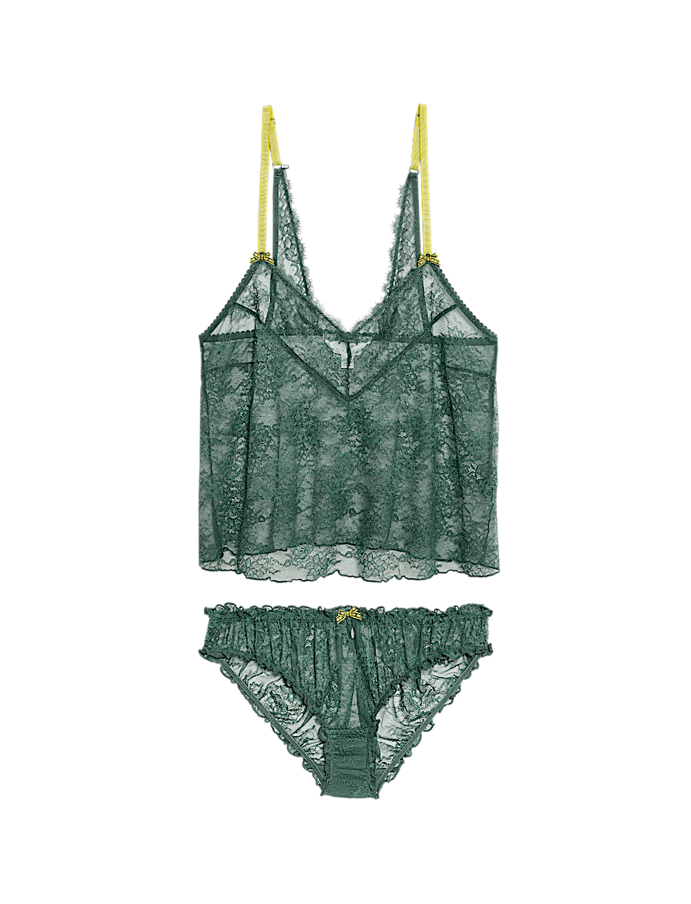 Anna Lace Camisole & French Knickers Set