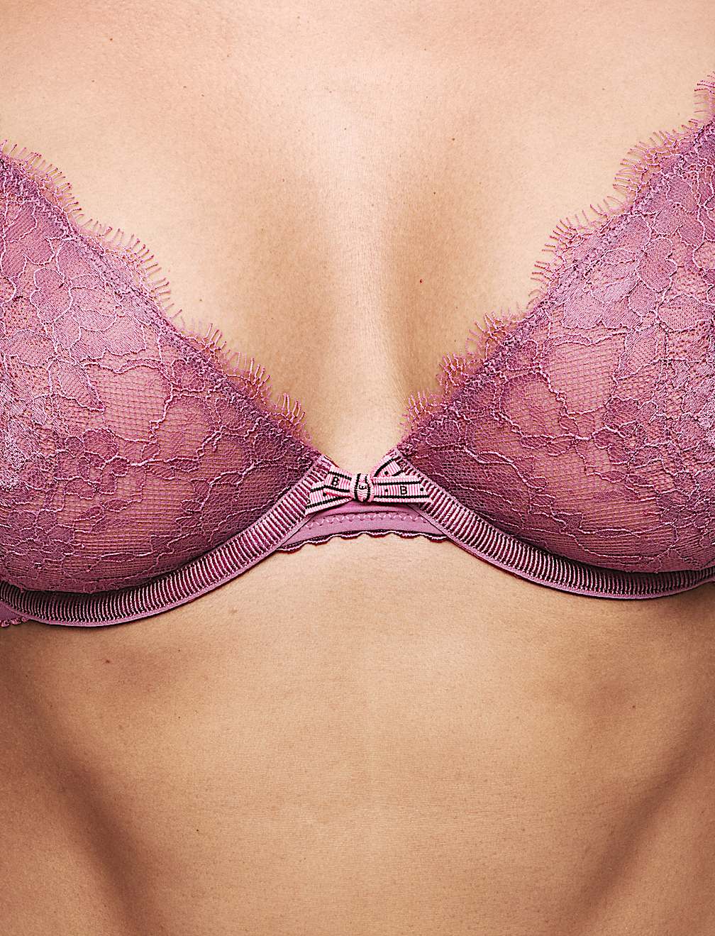 Anna Lace Wired Plunge Bra (A-E)