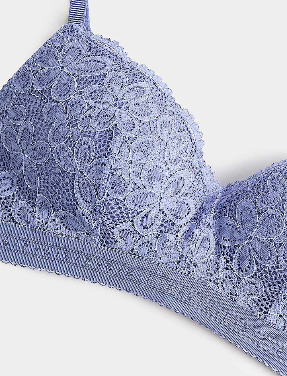 Cleo Lace Non Wired Push-Up Plunge Bra (A-E)