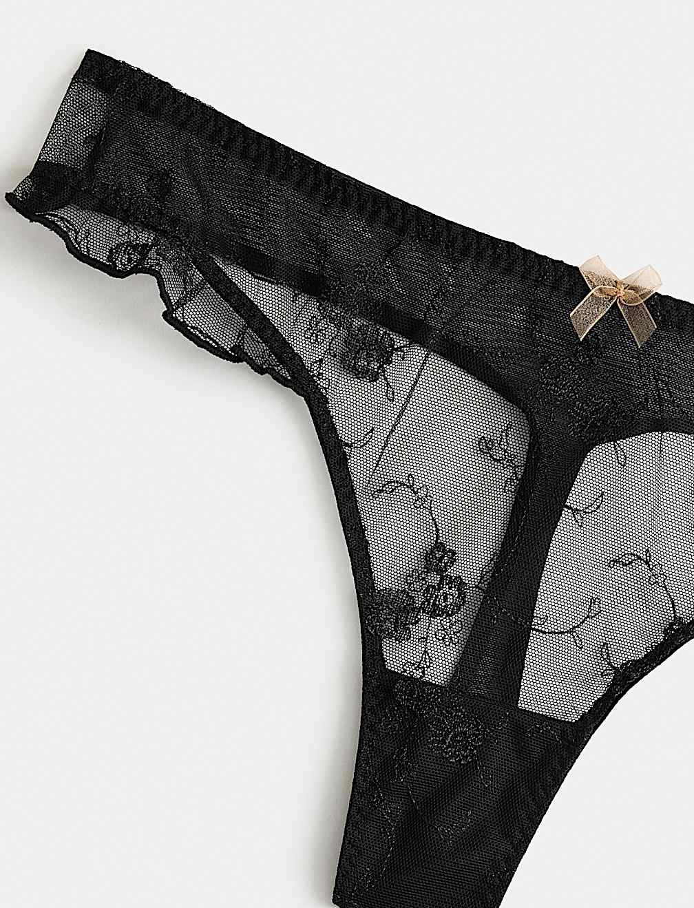 Helena Embroidery Thong
