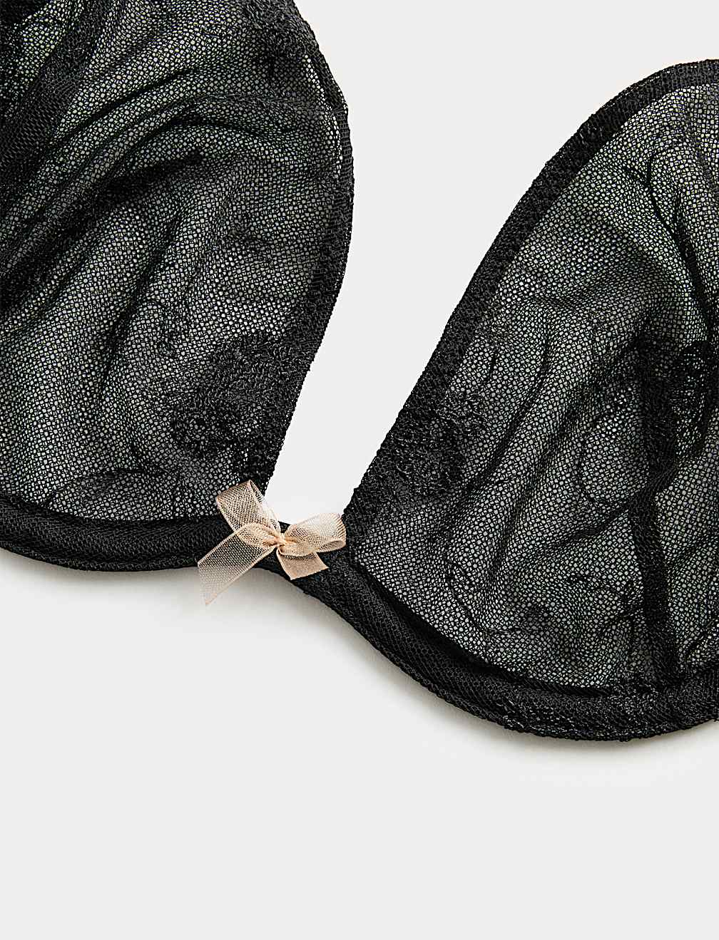 Helena Embroidered Wired Plunge Bra (A-E)