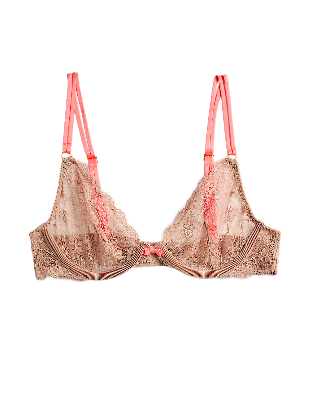 Ida Lace Wired Plunge Bra (A-E)