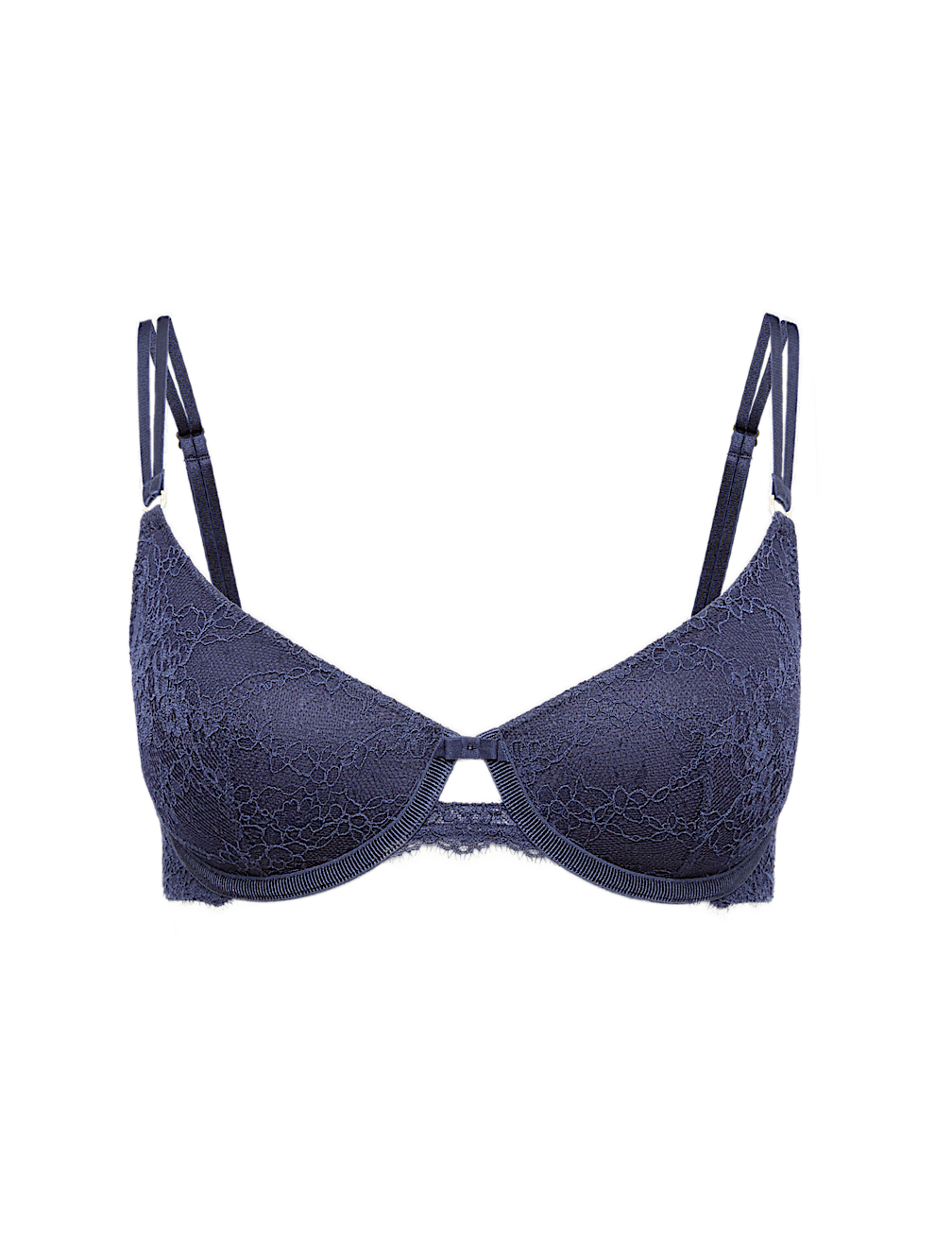 Ida Lace Wired Demi Cup Bra (A-E)
