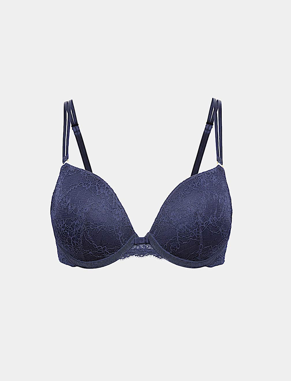 Ida Lace Wired Push-Up Plunge Bra (A-E)