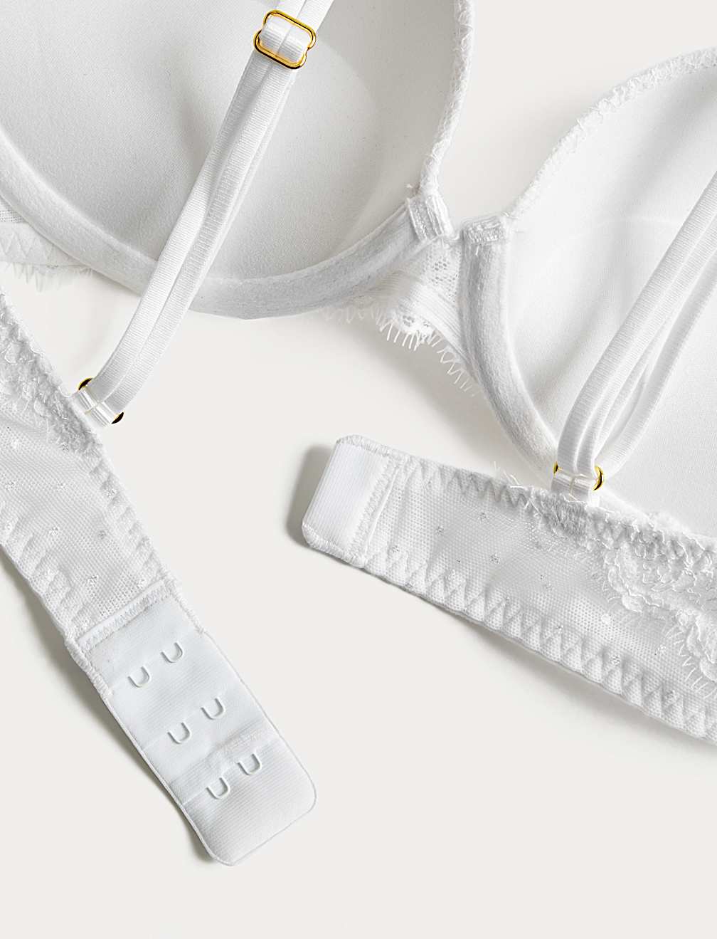 Ida Lace Wired Push-Up Plunge Bra (A-E)