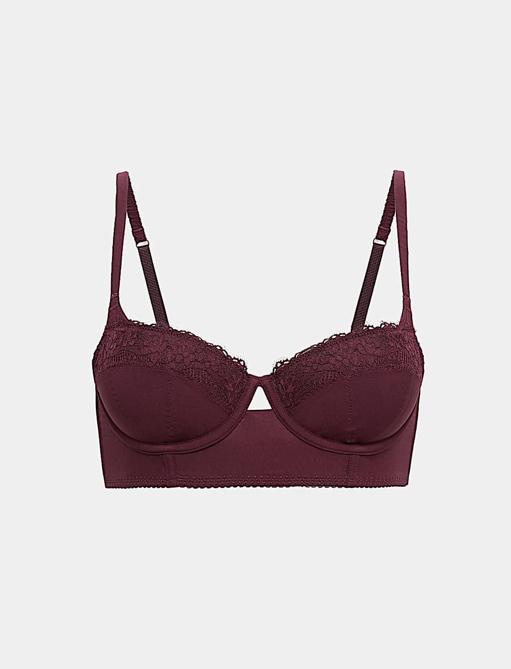 Clara Papertouch Wired Longline Balcony Bra (A-E)