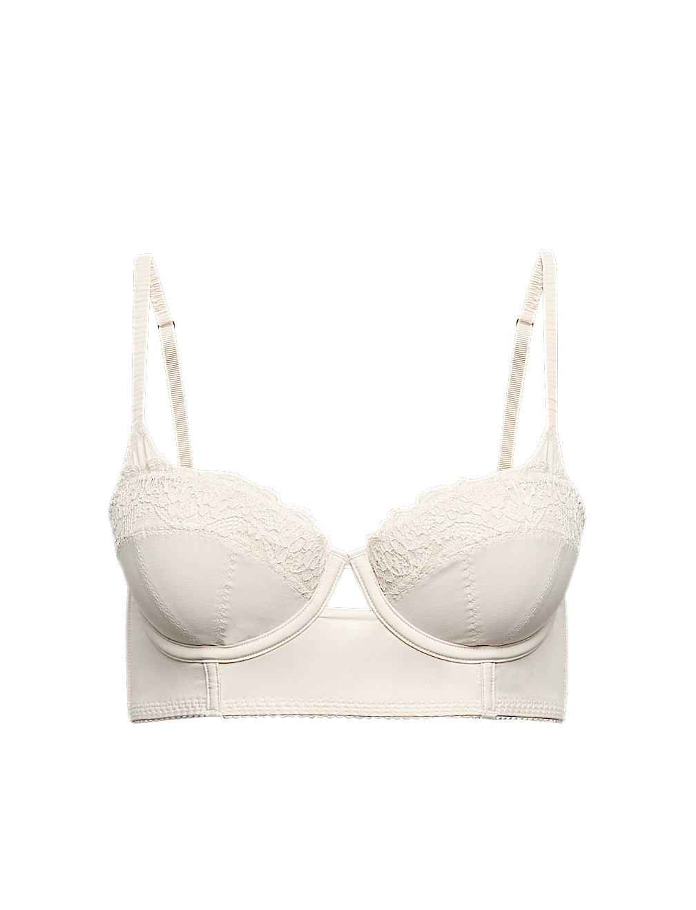 Clara Papertouch Wired Longline Balcony Bra (A-E)