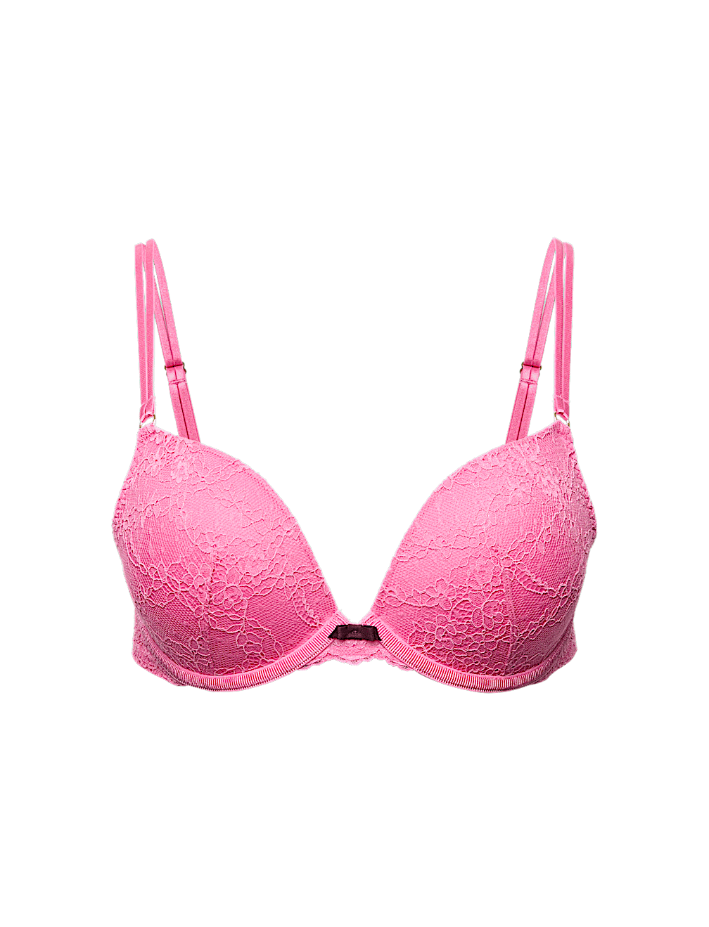 Ida Lace Padded Wired Push-Up Plunge Bra (A-E)