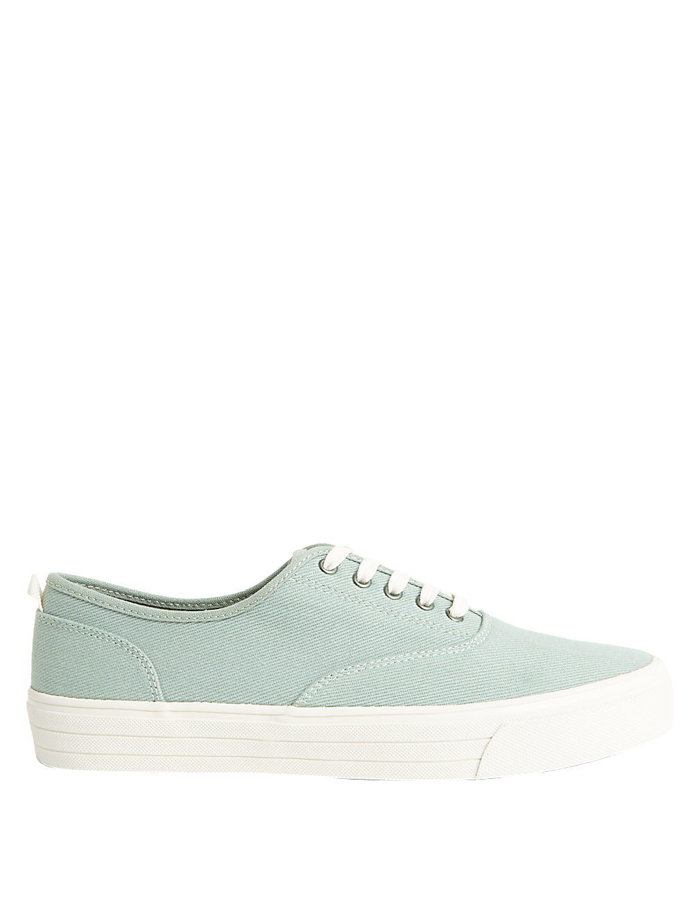 Canvas Lace Up Pumps