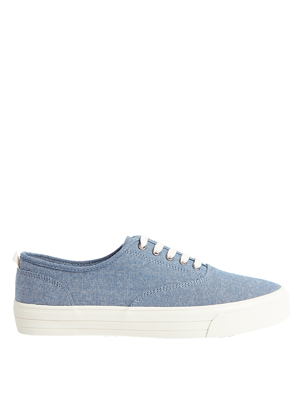 Canvas Lace Up Pumps