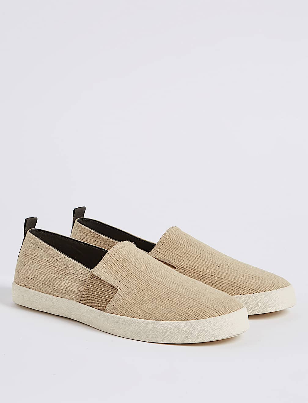 Canvas Slip-on Pump Shoes