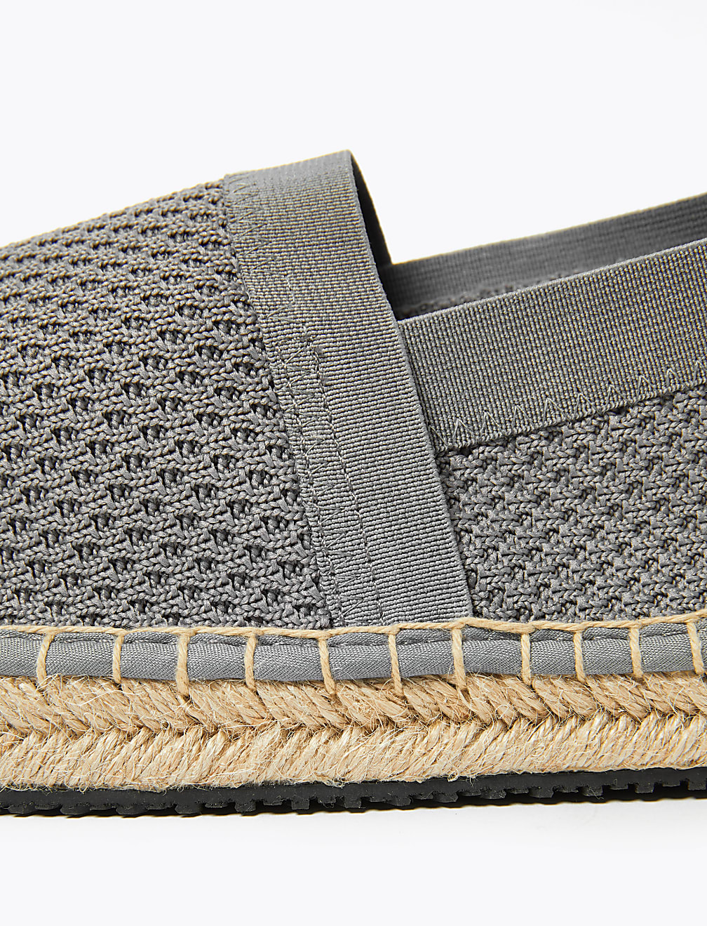Knitted Mesh Espadrilles