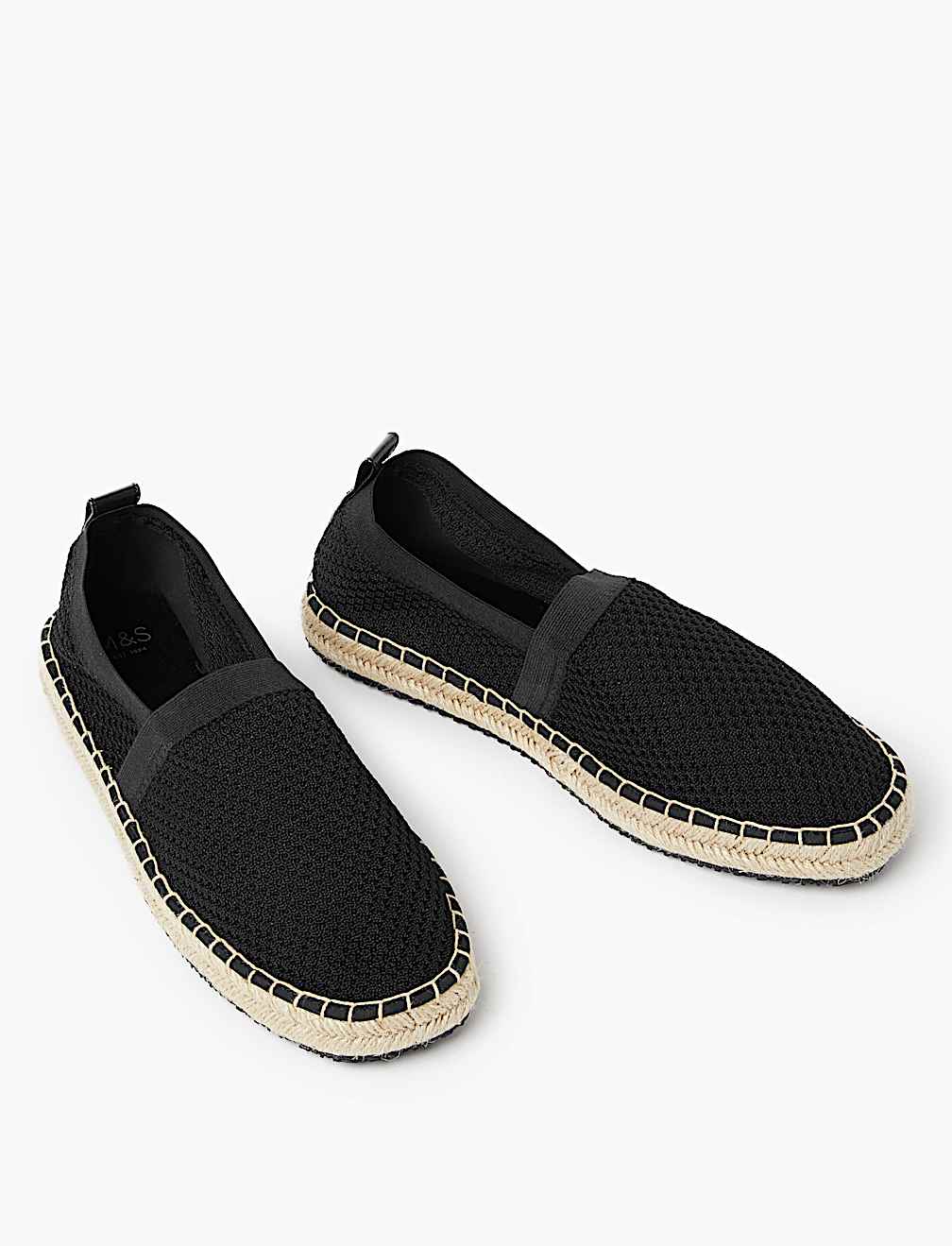 Knitted Mesh Espadrilles