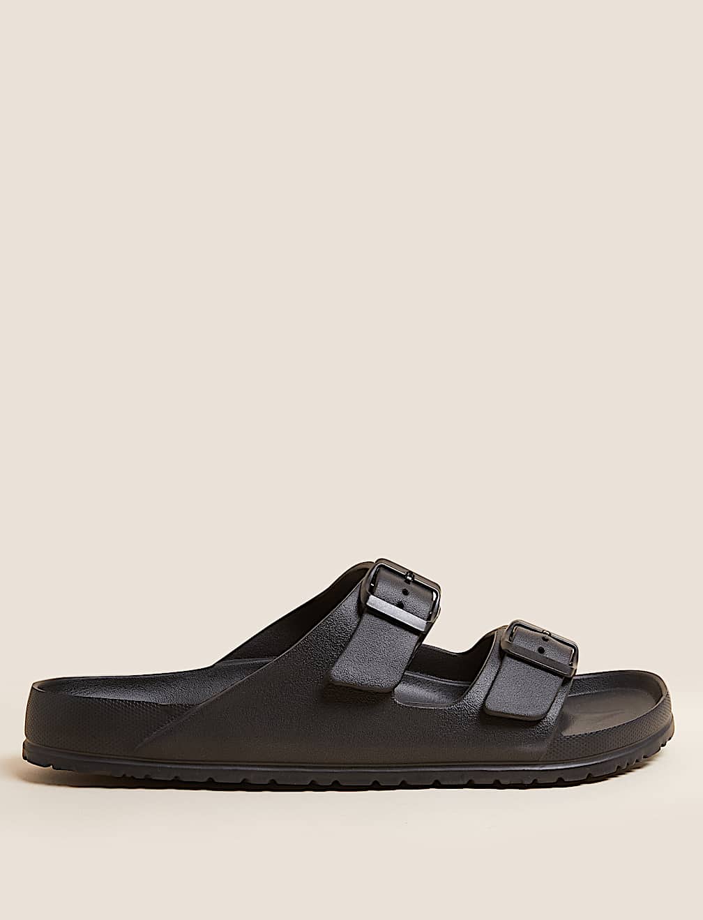 Buckle Slip-On Sandals