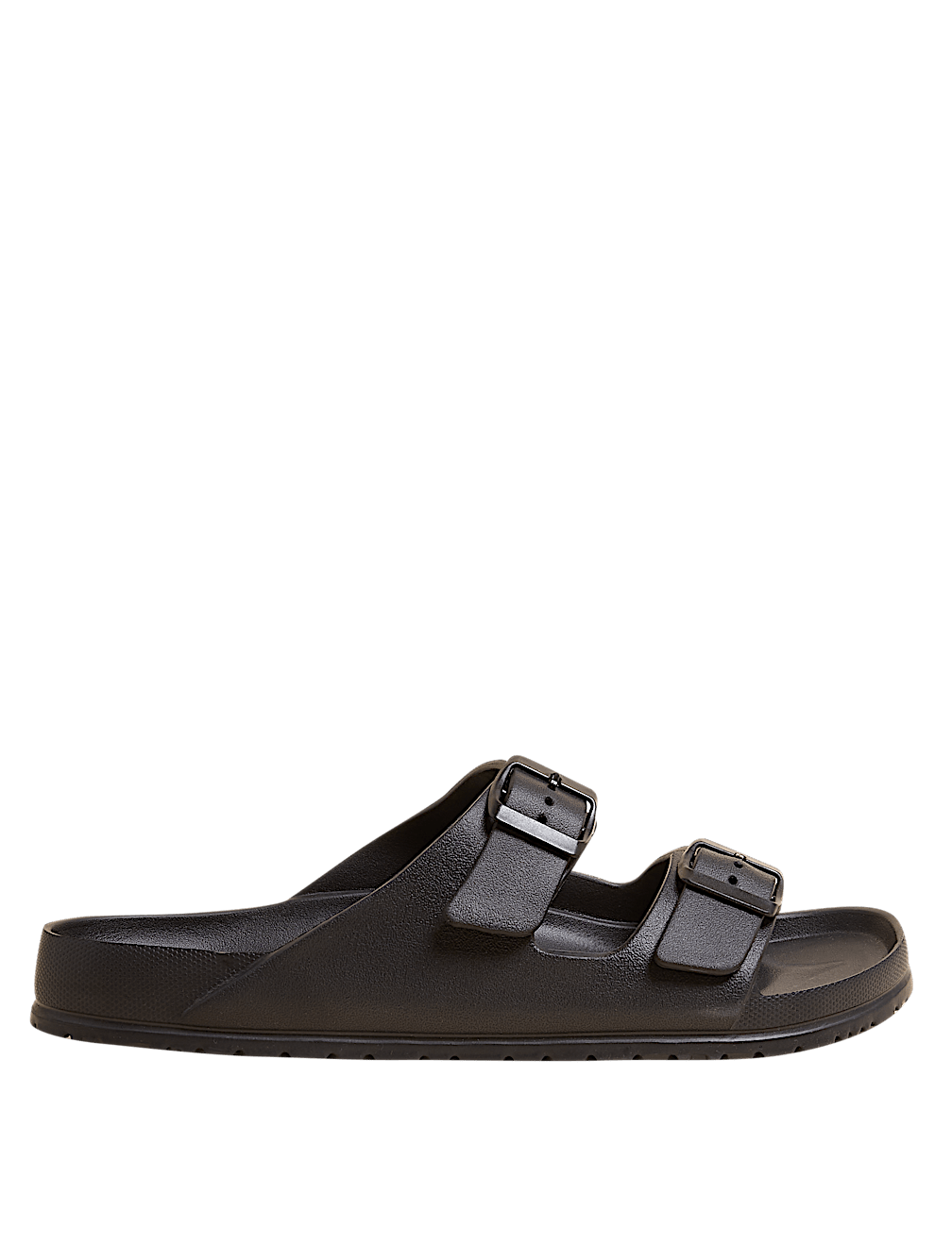 Buckle Slip-On Sandals