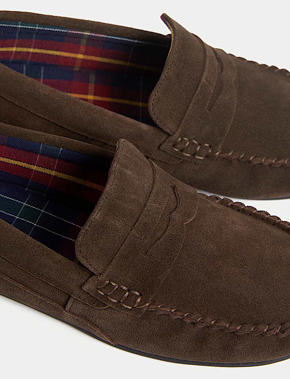 Suede Slippers with Freshfeet&trade;