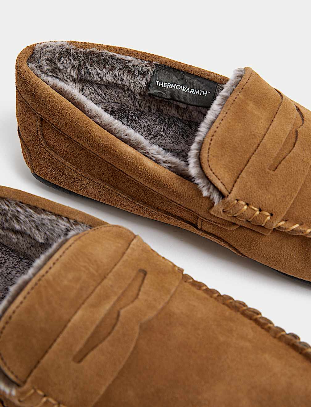 Suede Slippers with Freshfeet&trade;