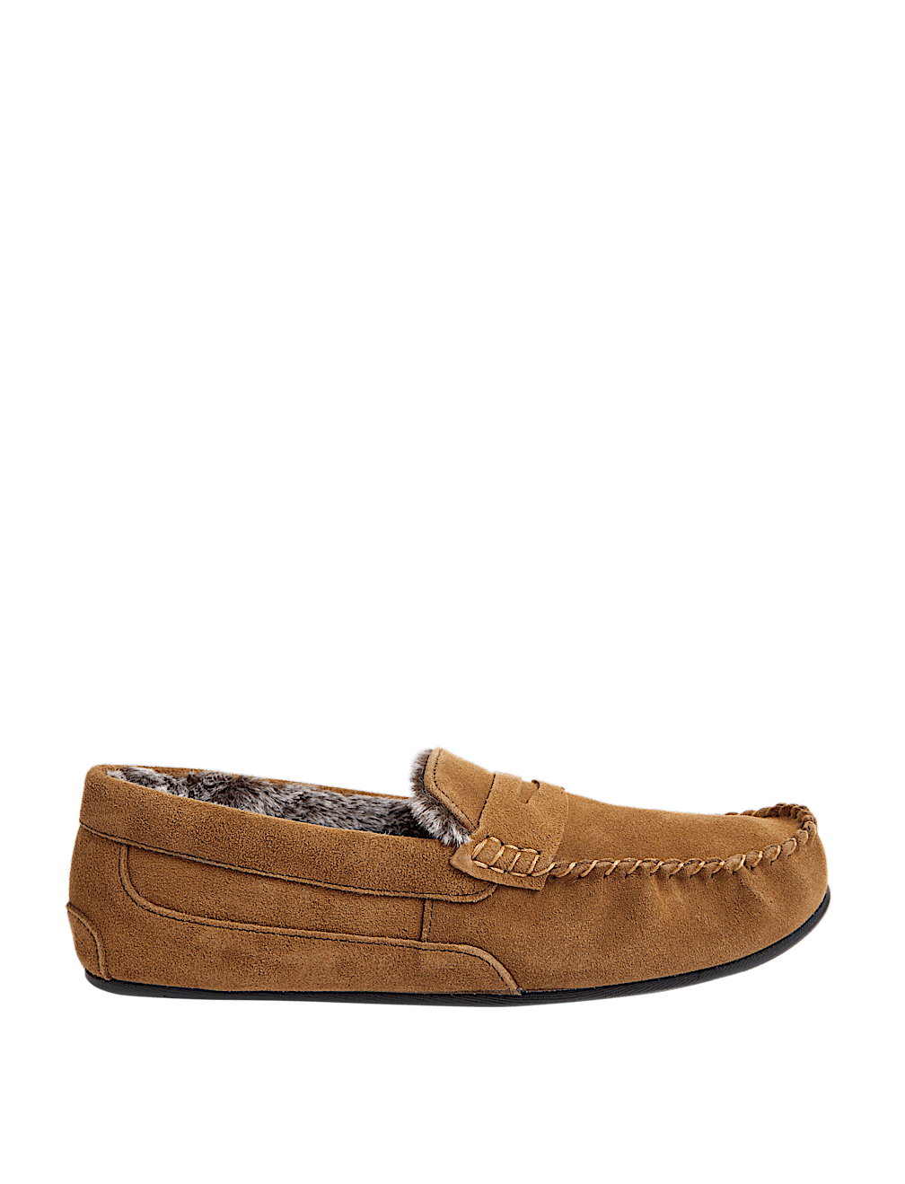 Suede Slippers with Freshfeet&trade;