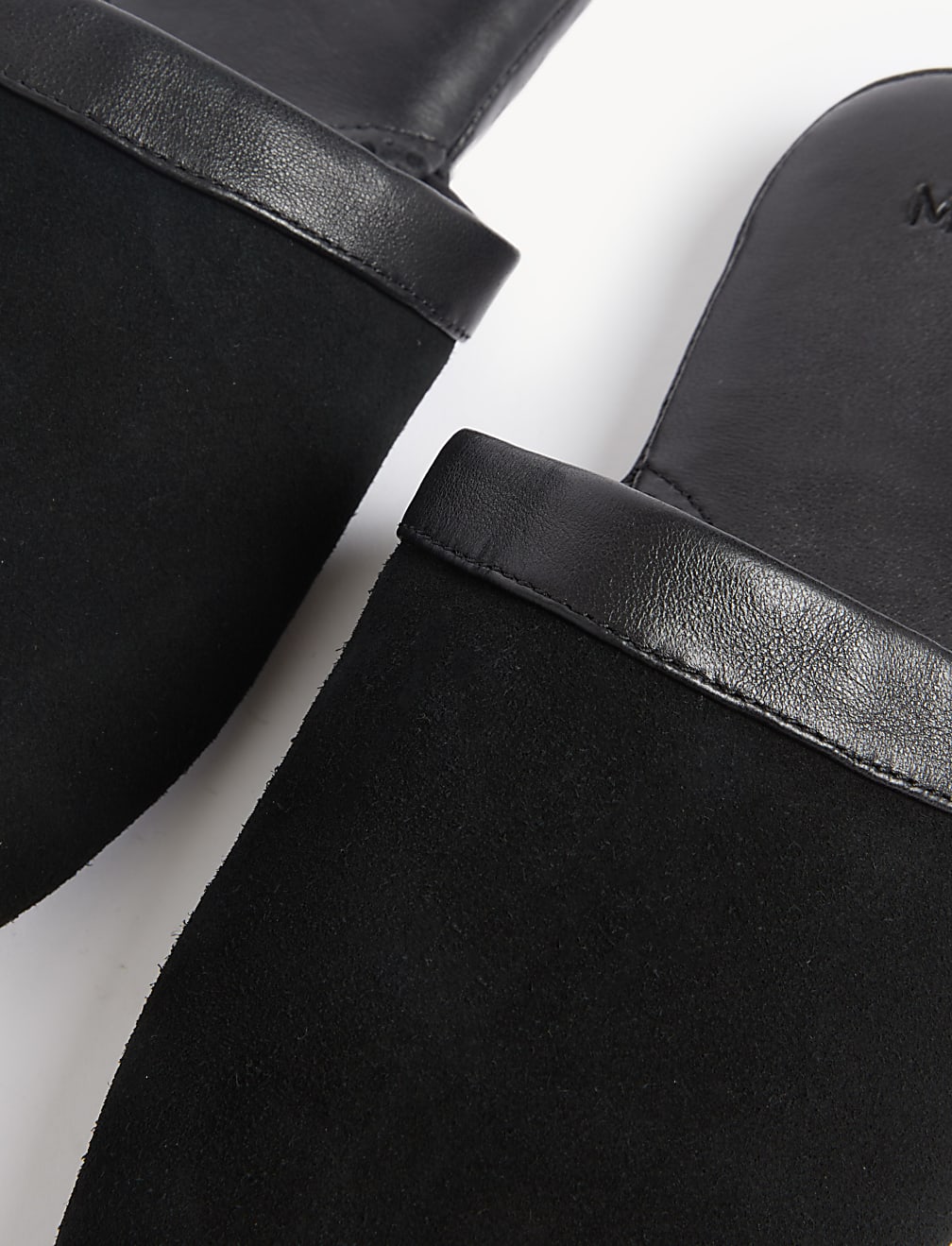 Suede Mule Slippers