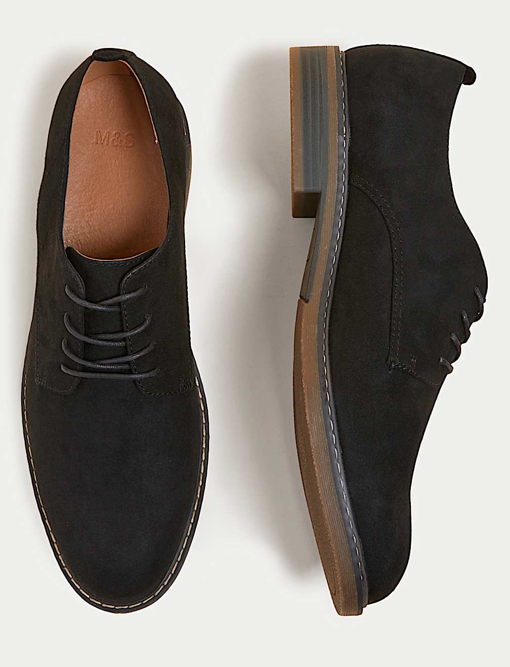 Suedette Derby Shoes