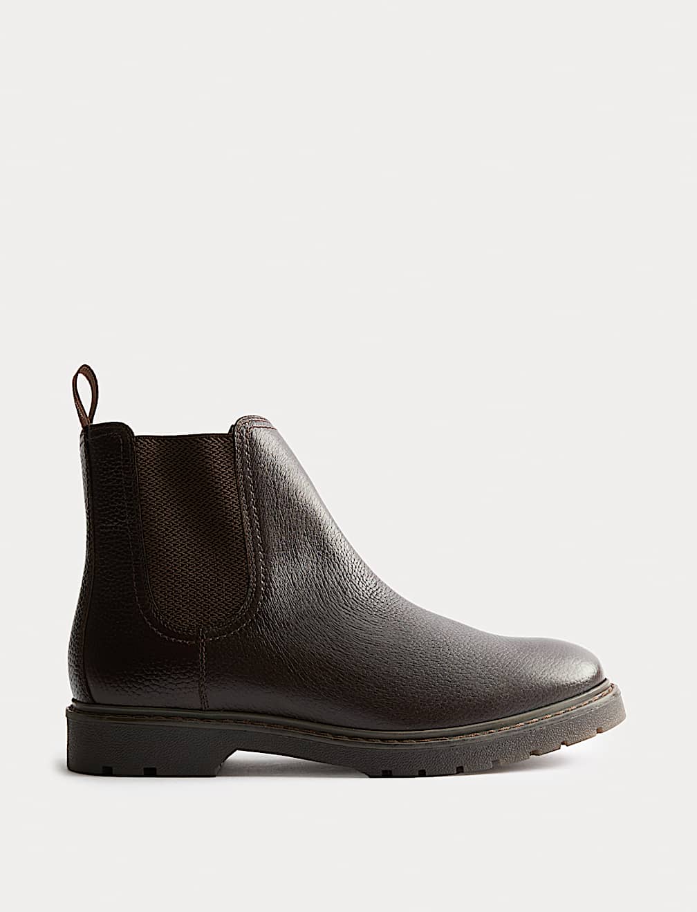 Leather Waterproof Pull-On Chelsea Boots