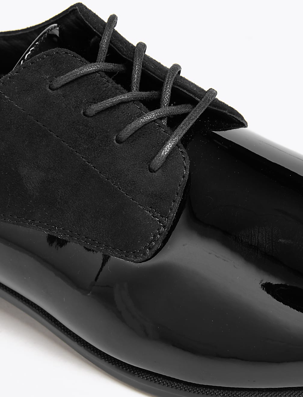 Patent Derby Shoes