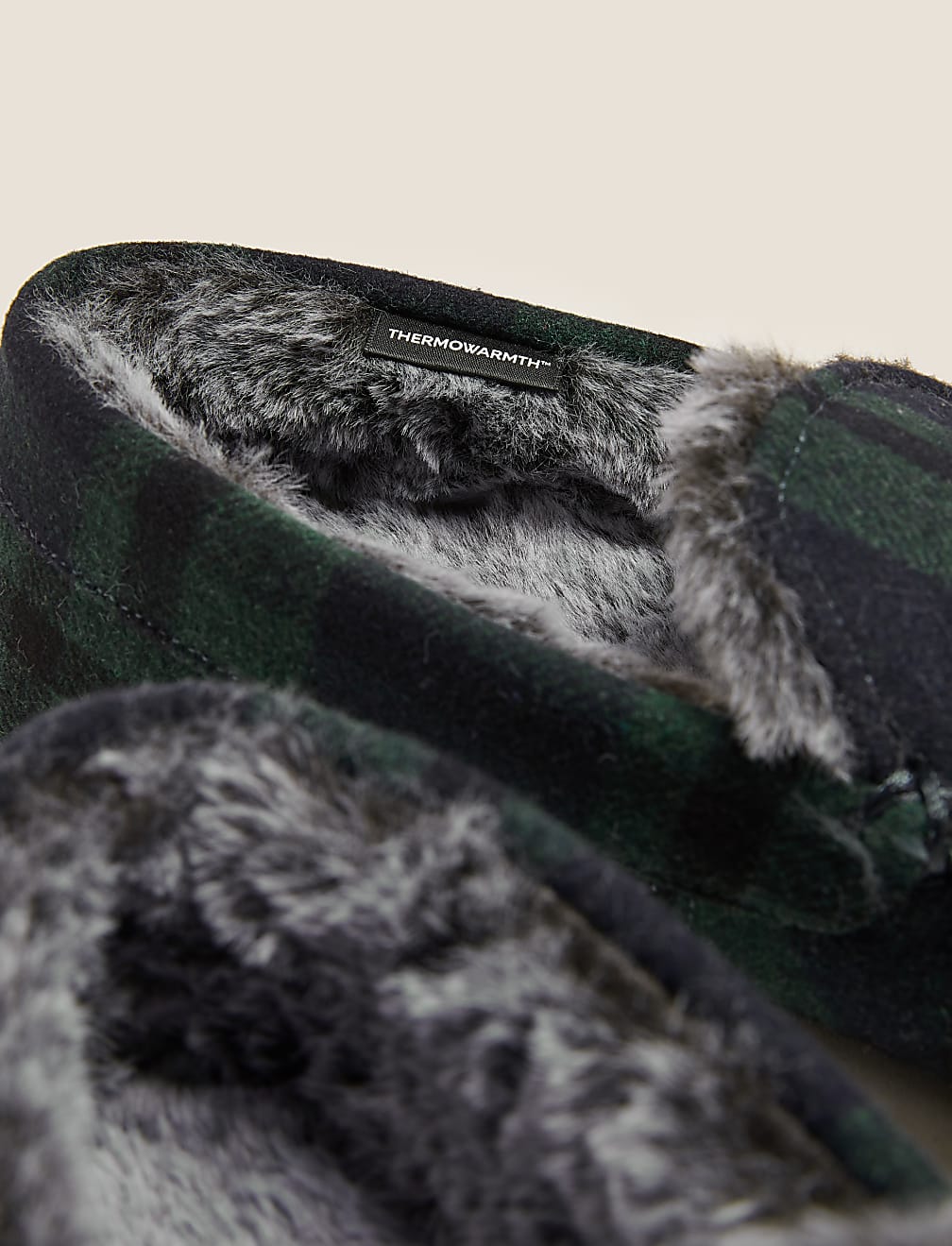 Checked Moccasin Slippers with Freshfeet™