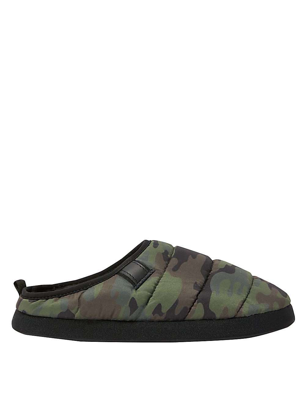 Camo Puffer Mule Slippers