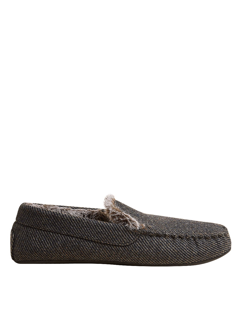 Fleece Lined Moccasin Slippers