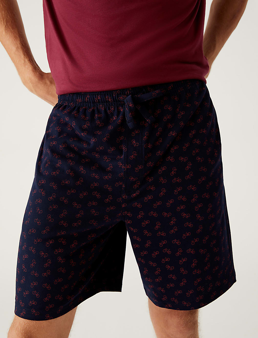Pure Cotton Bike Print Pyjama Set