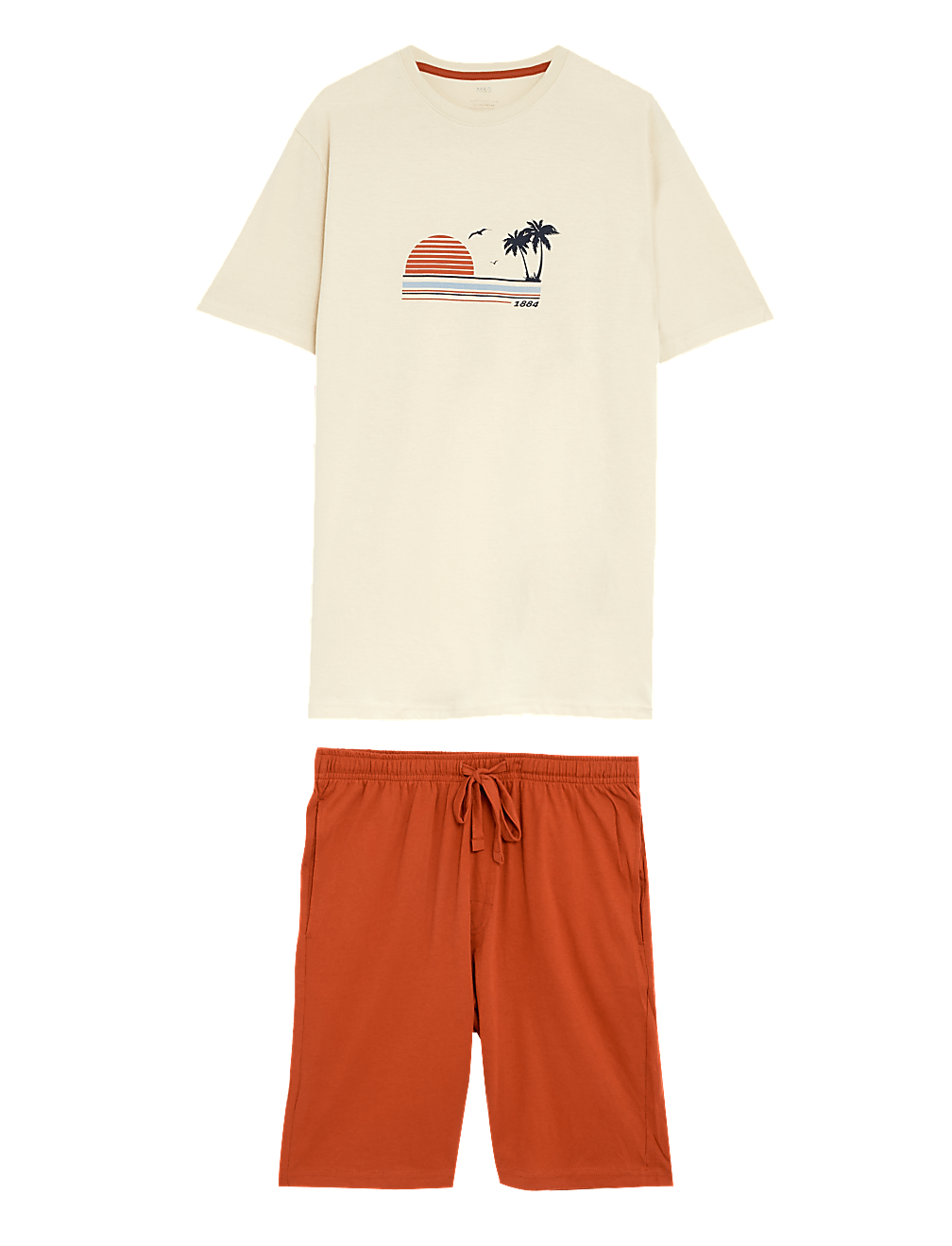 Pure Cotton Sunset Graphic Pyjama Set
