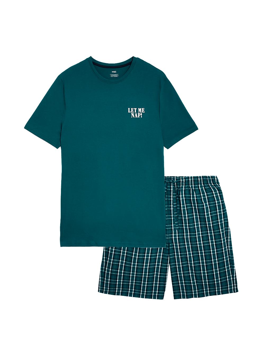 Pure Cotton Let Me Nap Slogan Pyjama Set