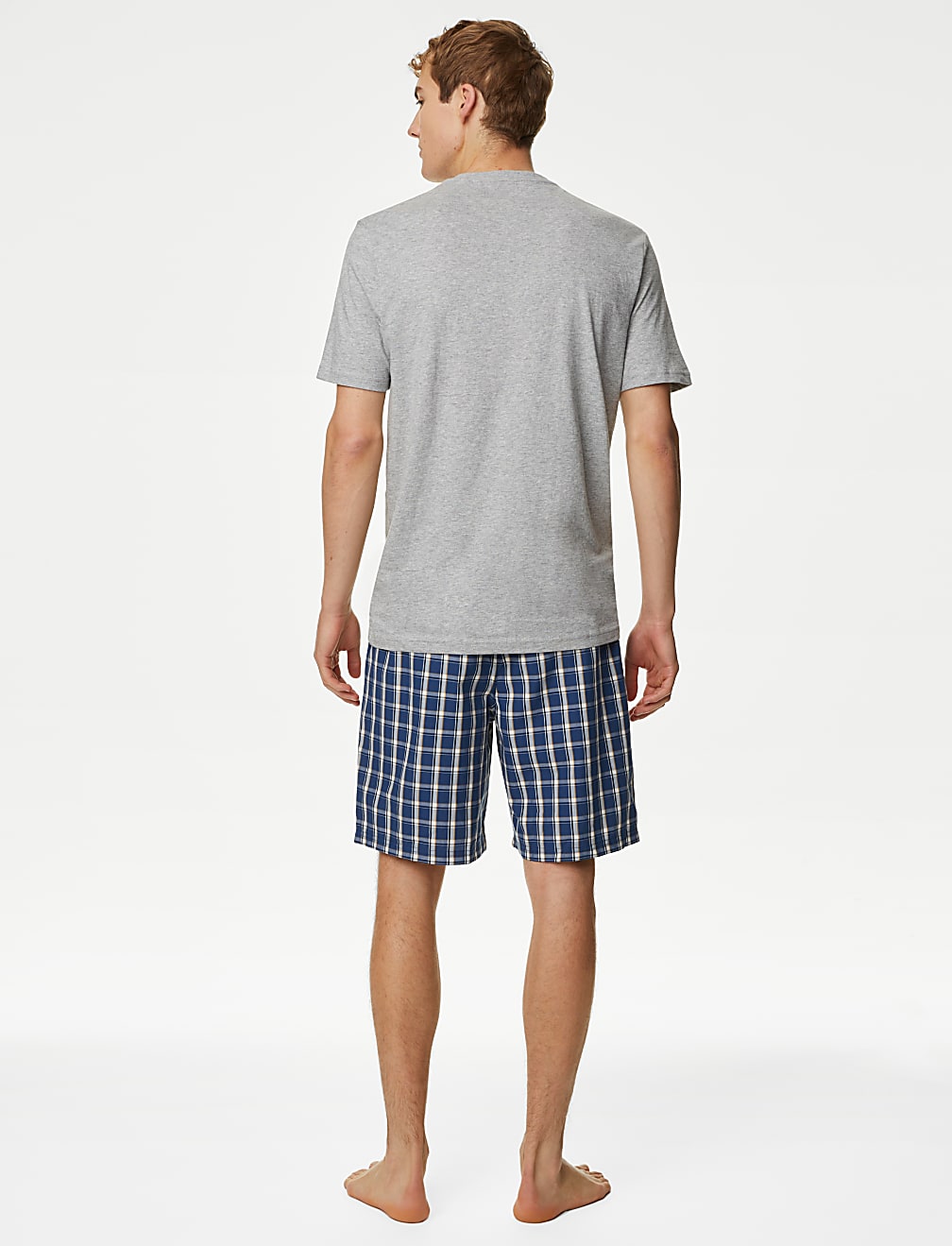 Pure Cotton Checked Pyjama Set