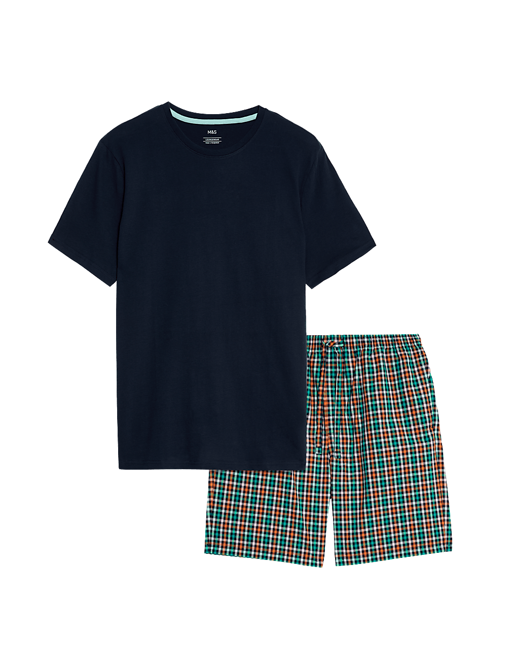 Pure Cotton Checked Pyjama Set