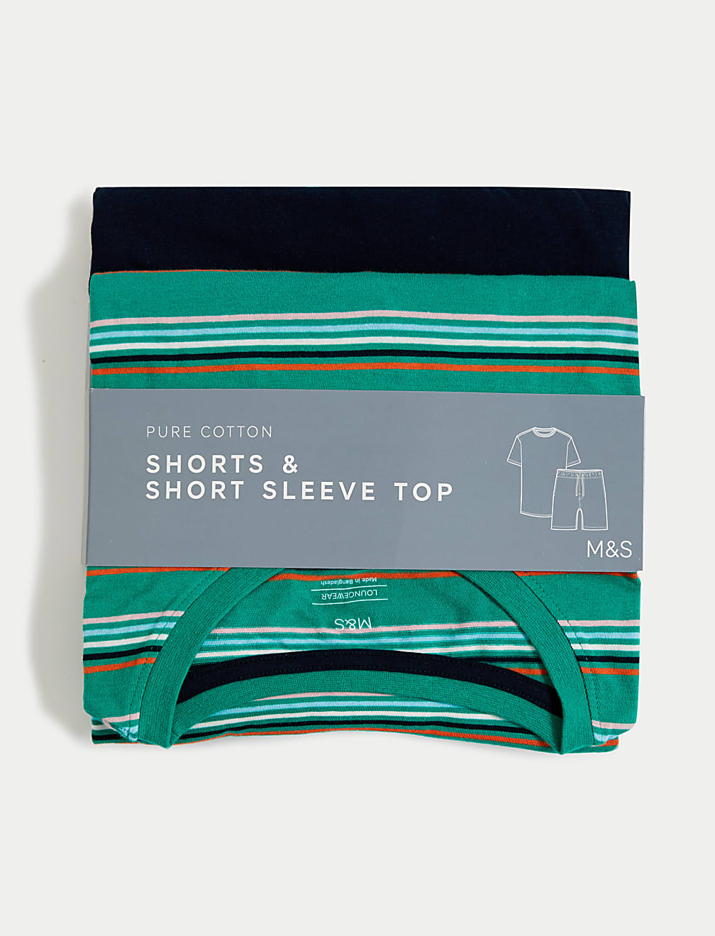 Pure Cotton Striped Pyjama Set