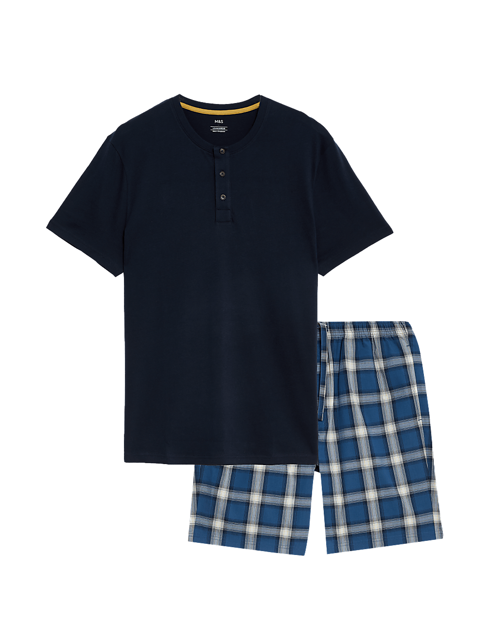 Pure Cotton Checked Pyjama Set